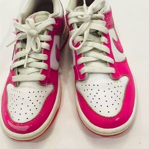 Kids Pink and White Sneakers